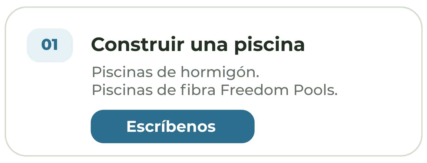 JARDITEC CONSTRUIR PISCINA DE FIBRA Y HORMIGÓN